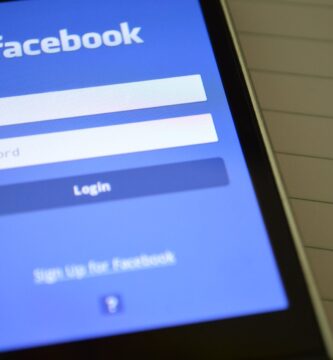 smartphone showing facebook application